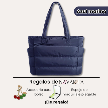 Sac matelassé organisé