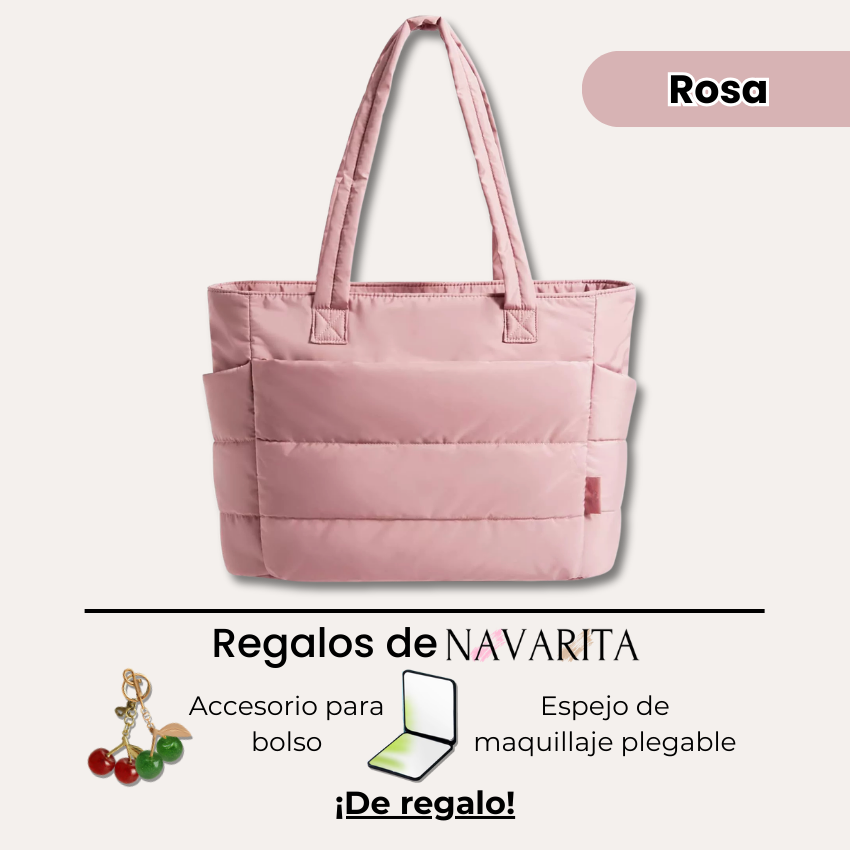 Sac matelassé organisé