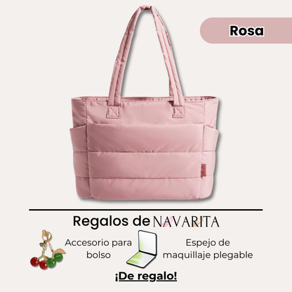 Sac matelassé organisé
