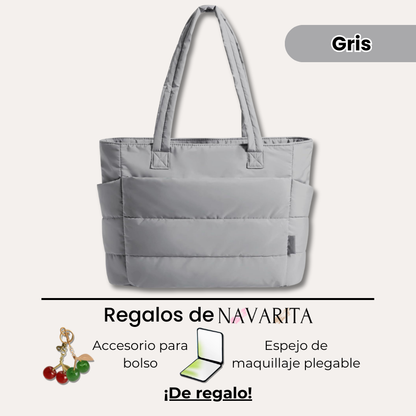 Sac matelassé organisé