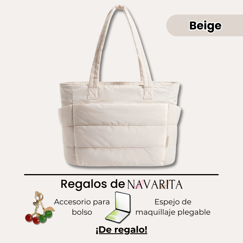 Sac matelassé organisé