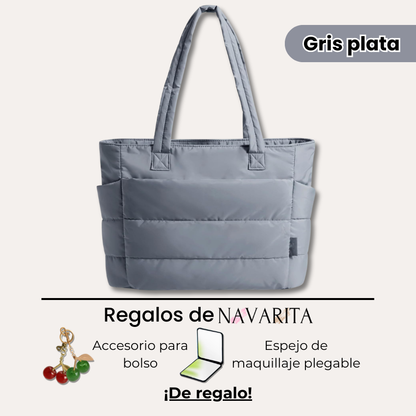 Sac matelassé organisé