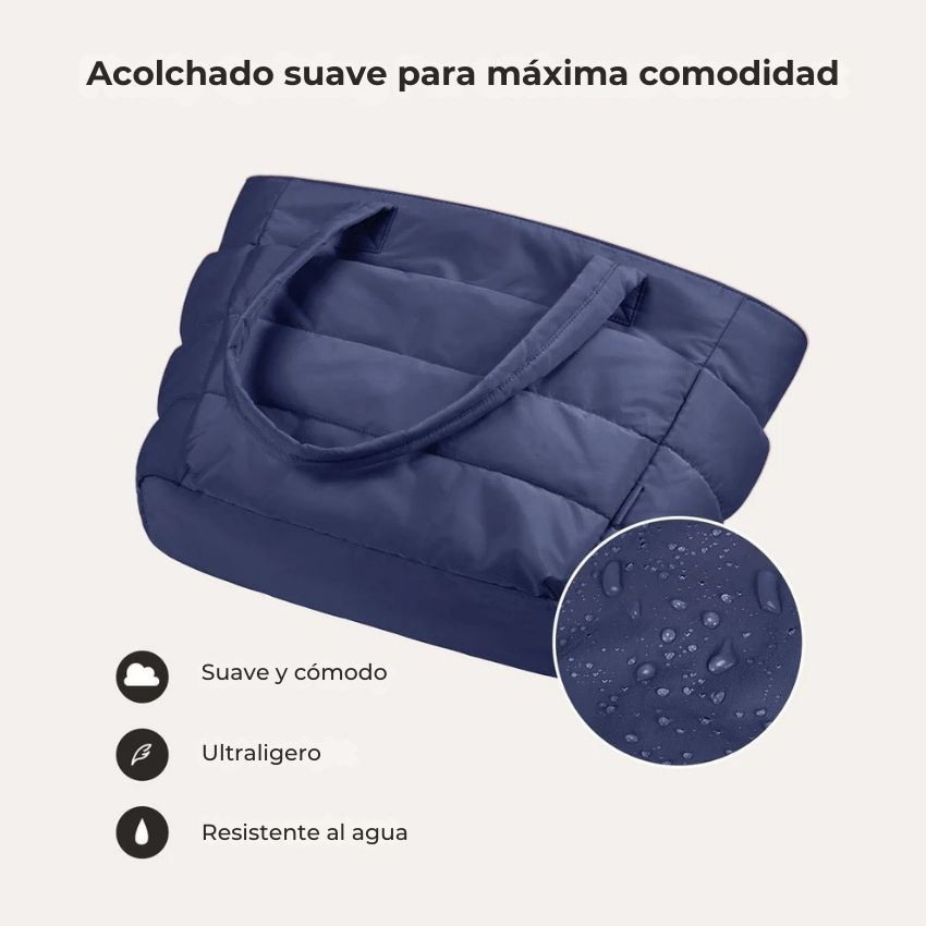 Sac matelassé organisé