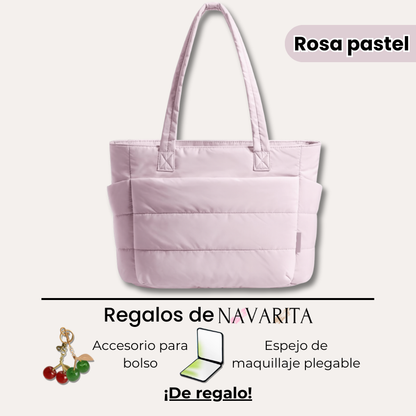 Sac matelassé organisé