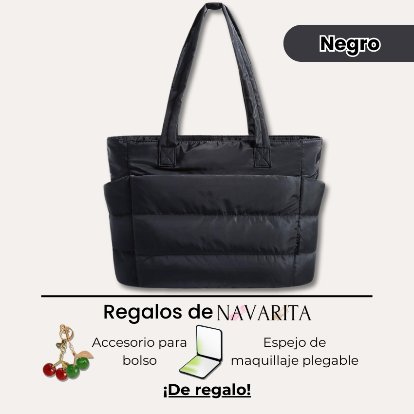 Sac matelassé organisé