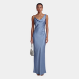 Luna | Robe longue en satin