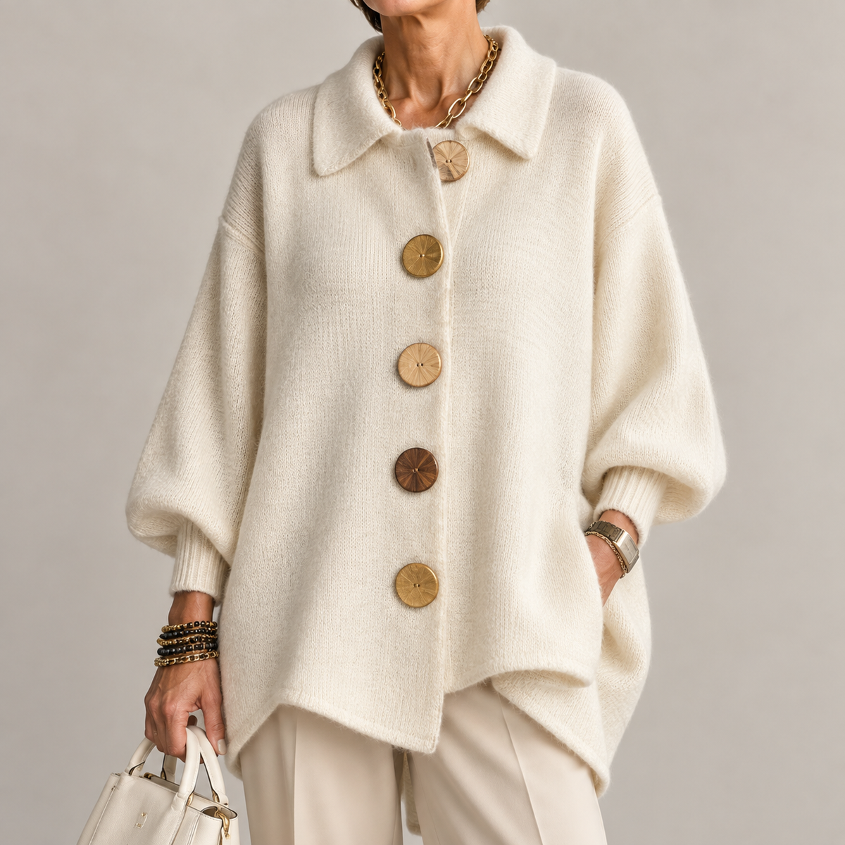 Ardelle™ | Cardigan Oversize à Col