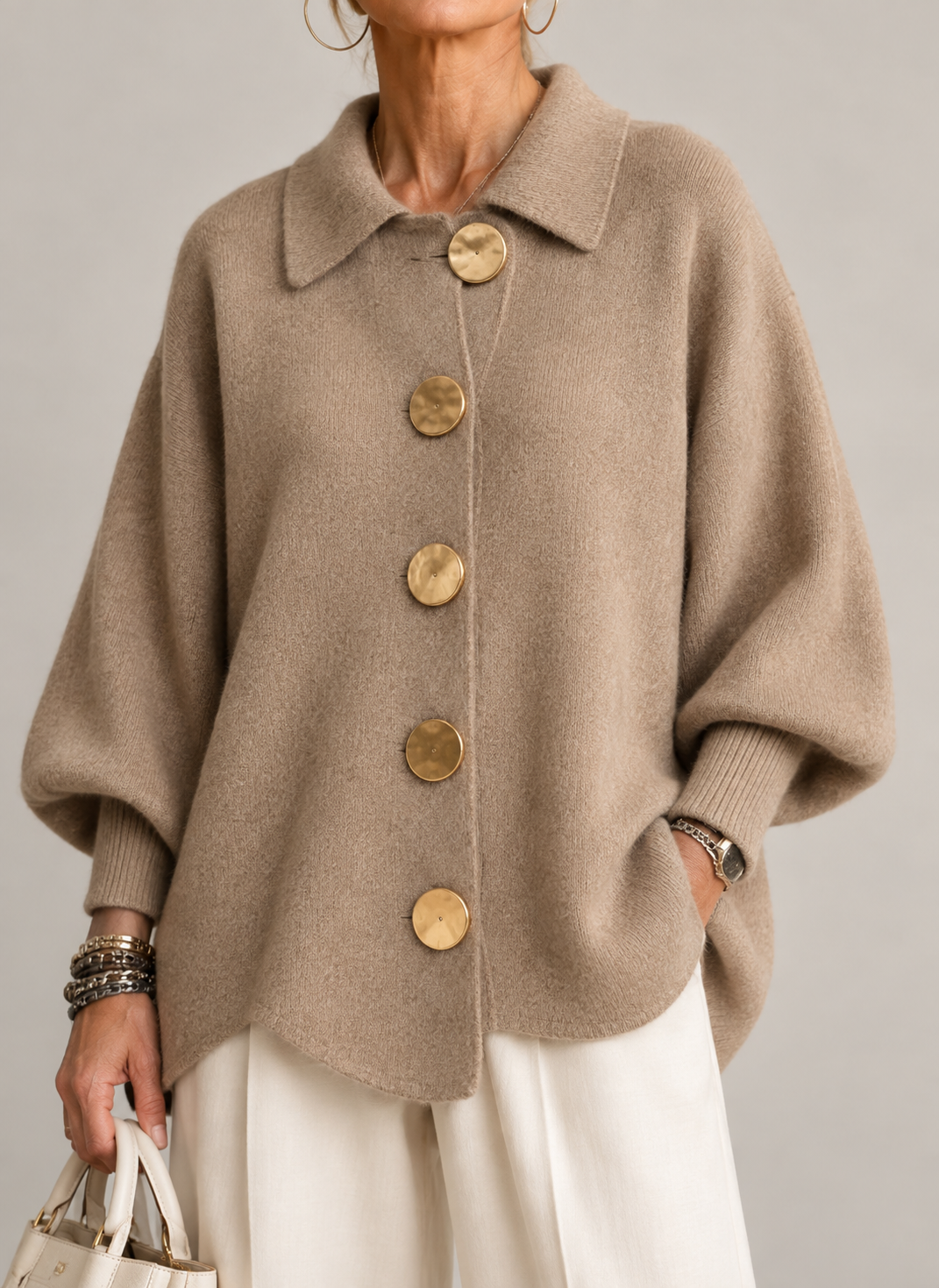 Ardelle™ | Cardigan Oversize à Col