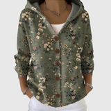 Gloria | Gilet en maille à capuche