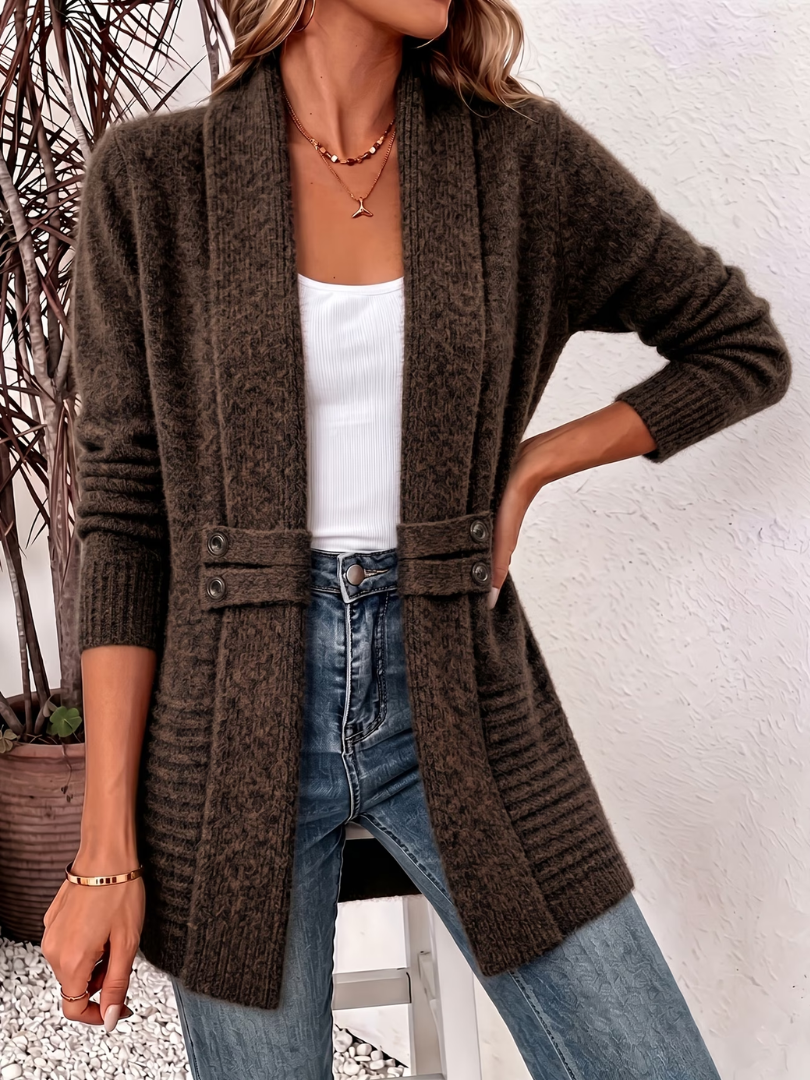 Sophie | Cardigan en Maille Ajourée