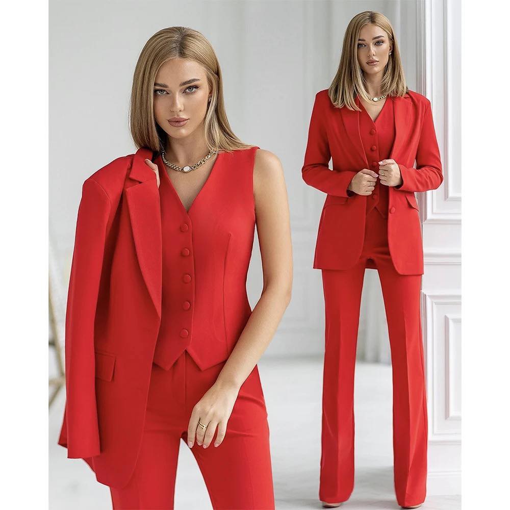 Lia | Tailleur « Safira » (veste, pantalon et gilet)