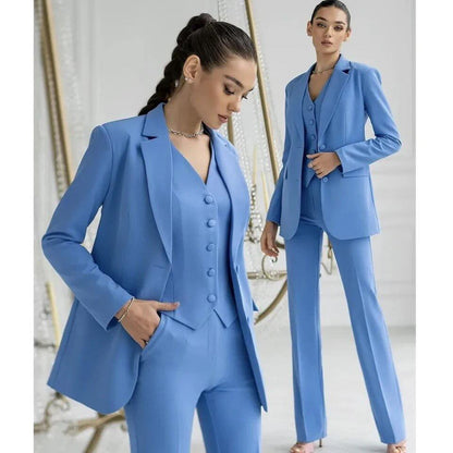 Lia | Tailleur « Safira » (veste, pantalon et gilet)
