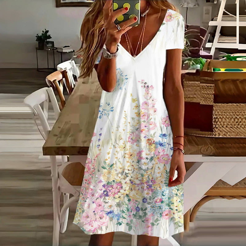 Inma | Robe décontractée à imprimé fleuri