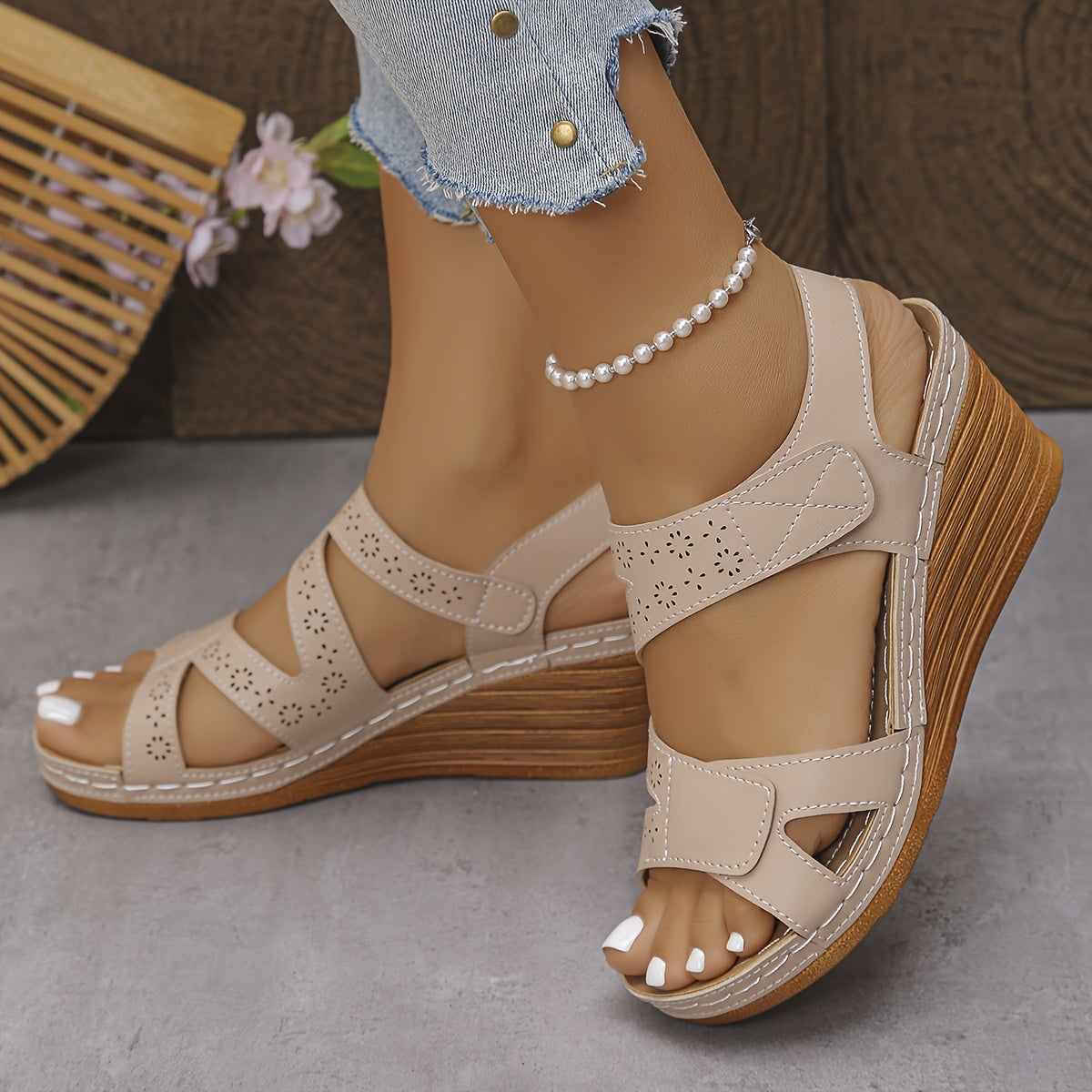 Prudy | Sandales compensées rembourrées
