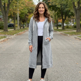 Brixley™ | Cardigan Long Zippé Oversize