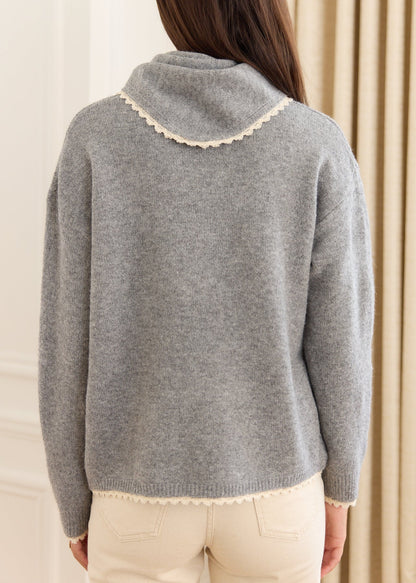 Pull Nina à écharpe amovible