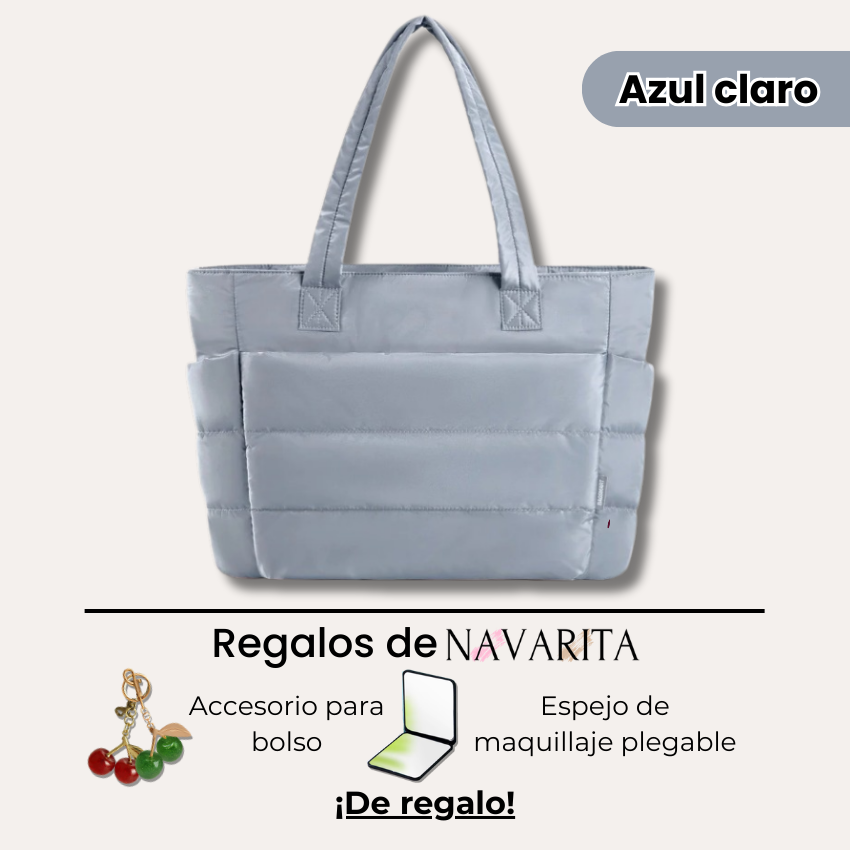 Sac matelassé organisé