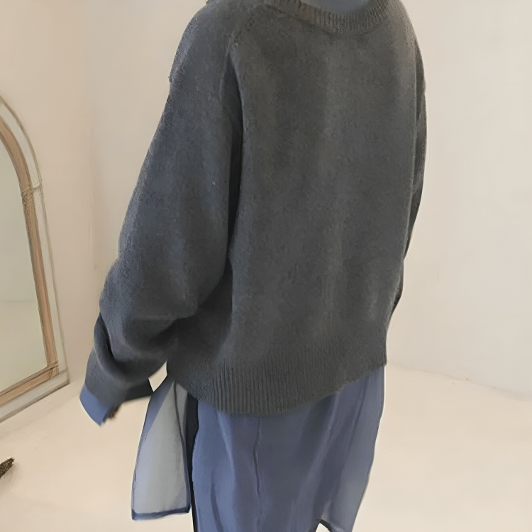 Luna | Cardigan en Maille Douce à Boutons Asymétriques