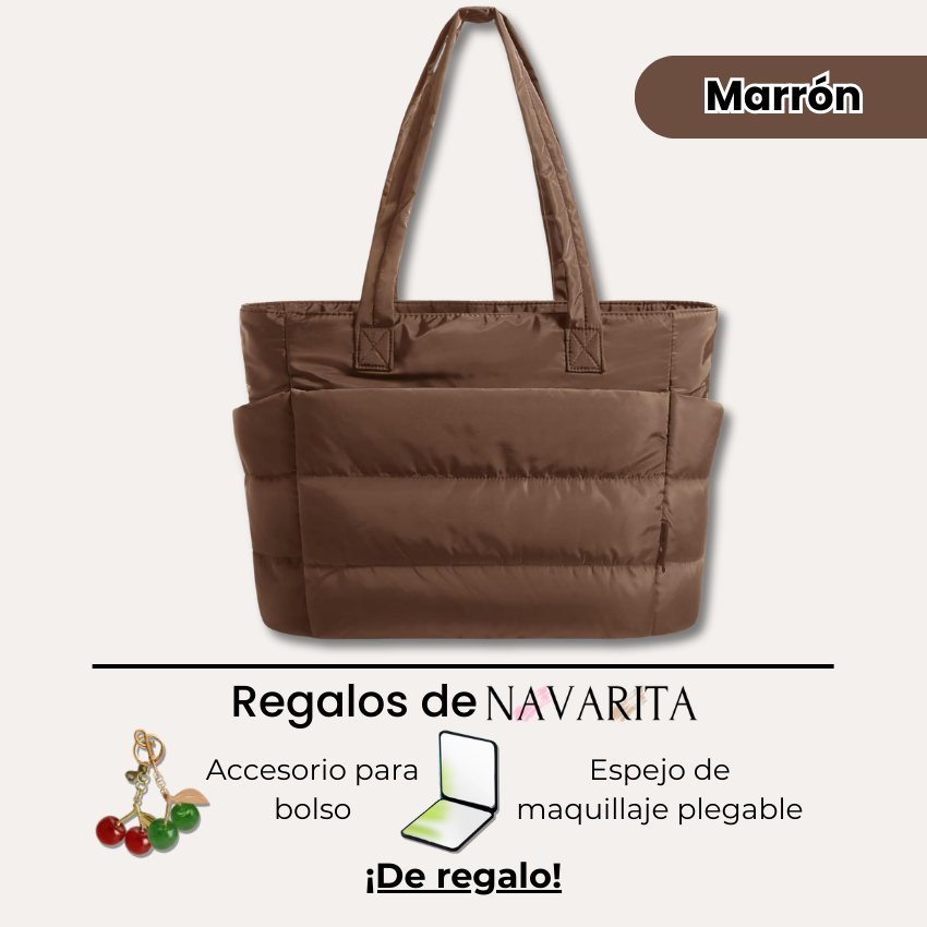 Sac matelassé organisé