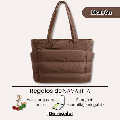 Sac matelassé organisé