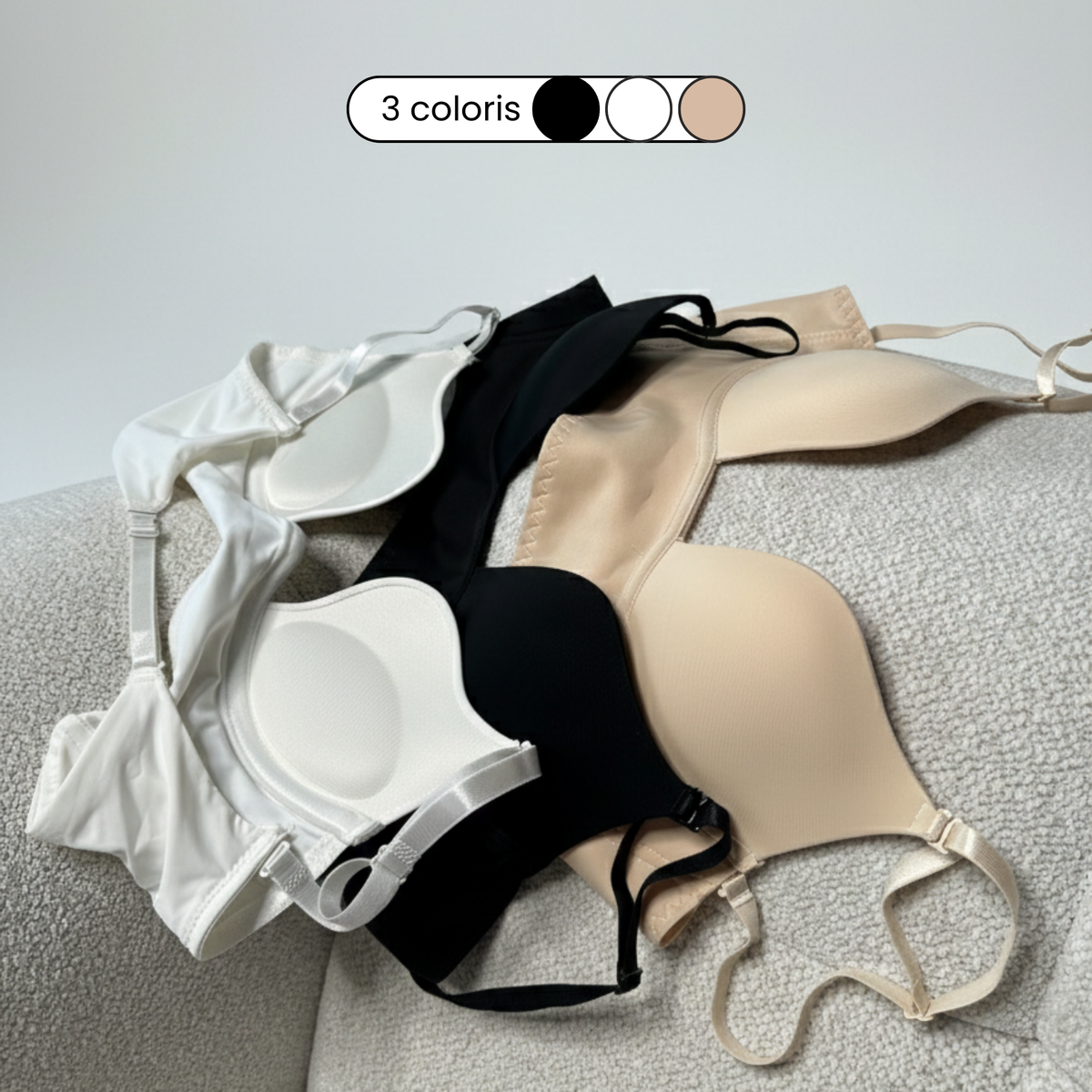 Soutien-gorge dos nu n° 3 – Push-up