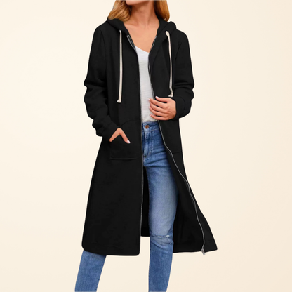 Brixley™ | Cardigan Long Zippé Oversize