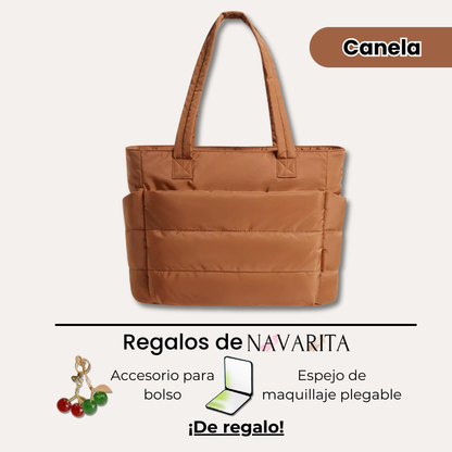 Sac matelassé organisé