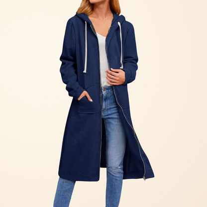 Brixley™ | Cardigan Long Zippé Oversize