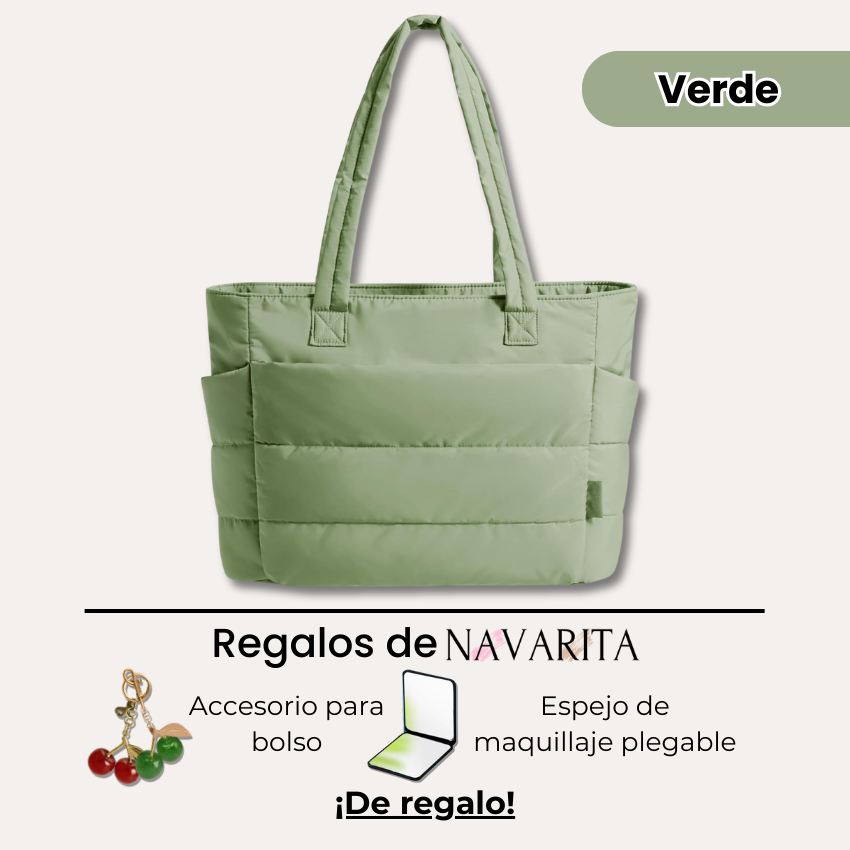 Sac matelassé organisé