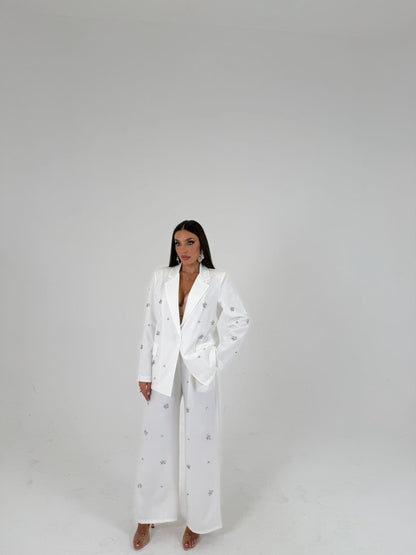 KATIA | Ensemble veste et pantalon à strass