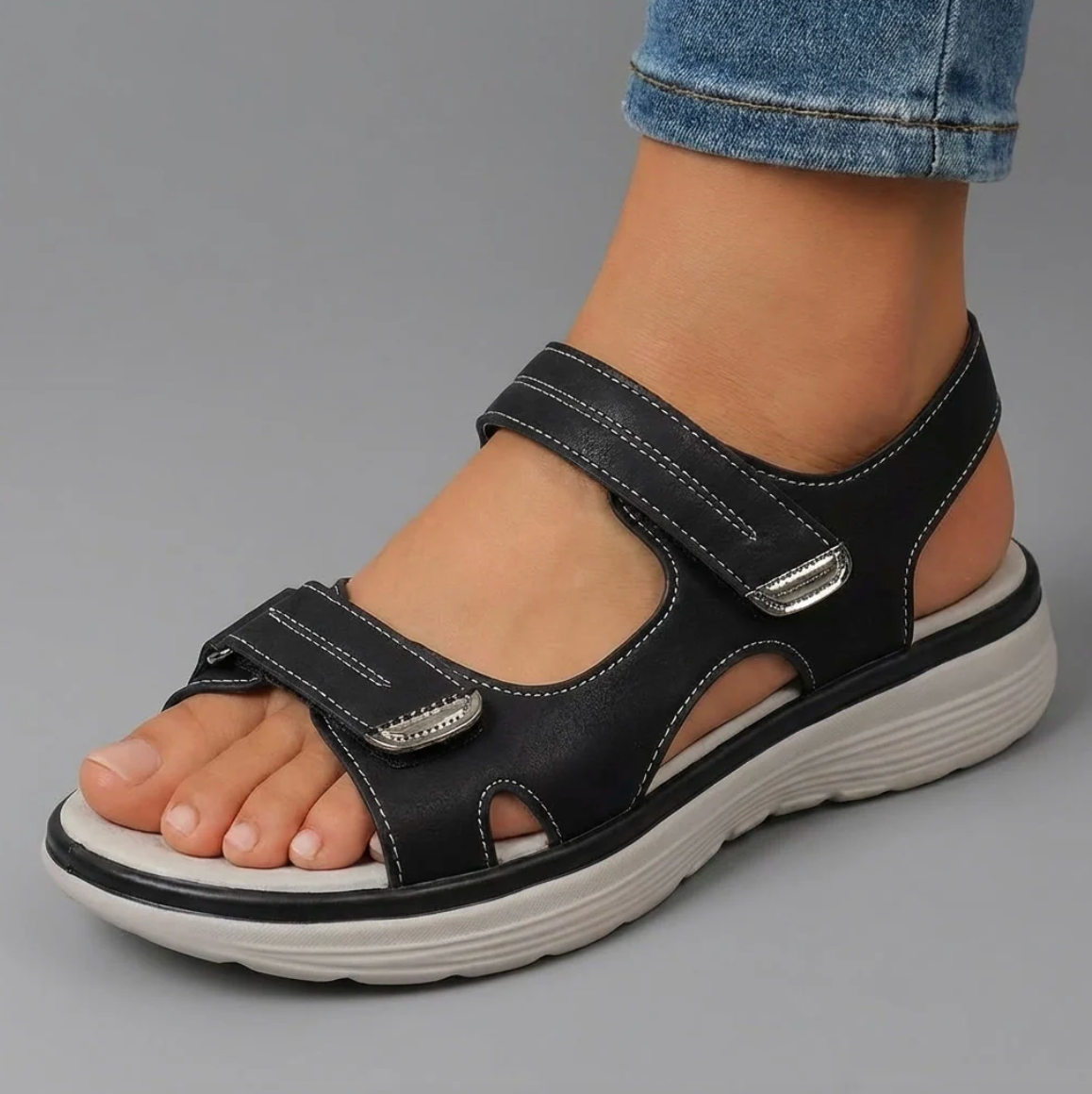Noreen | Sandales réglables confort