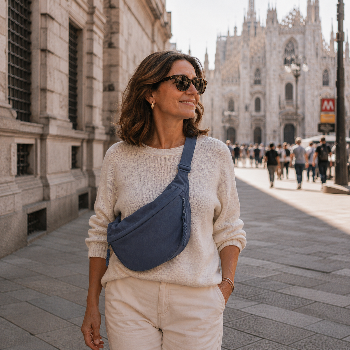 Mara | Sac porté épaule bleu