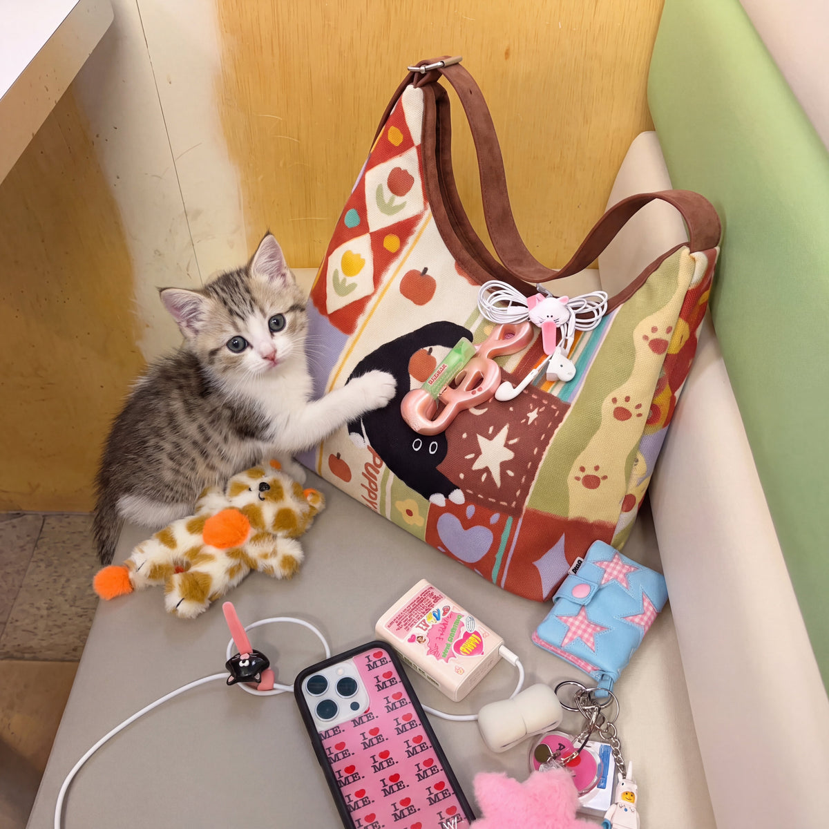 Sac bandoulière Mirano Cat Art