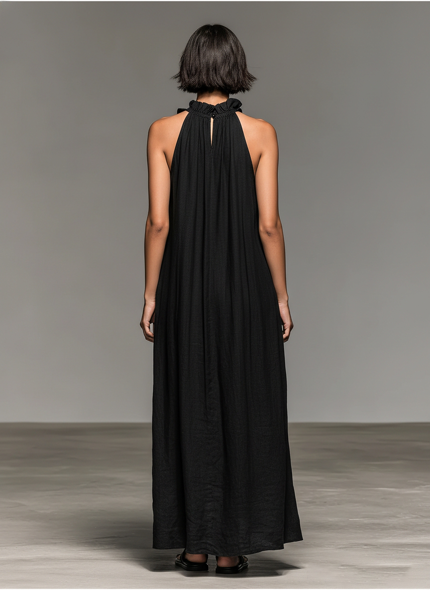 Lua | Robe longue à poches