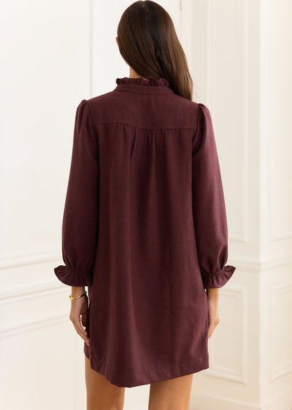 Robe courte en maille Anne