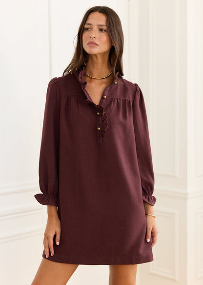 Robe courte en maille Anne