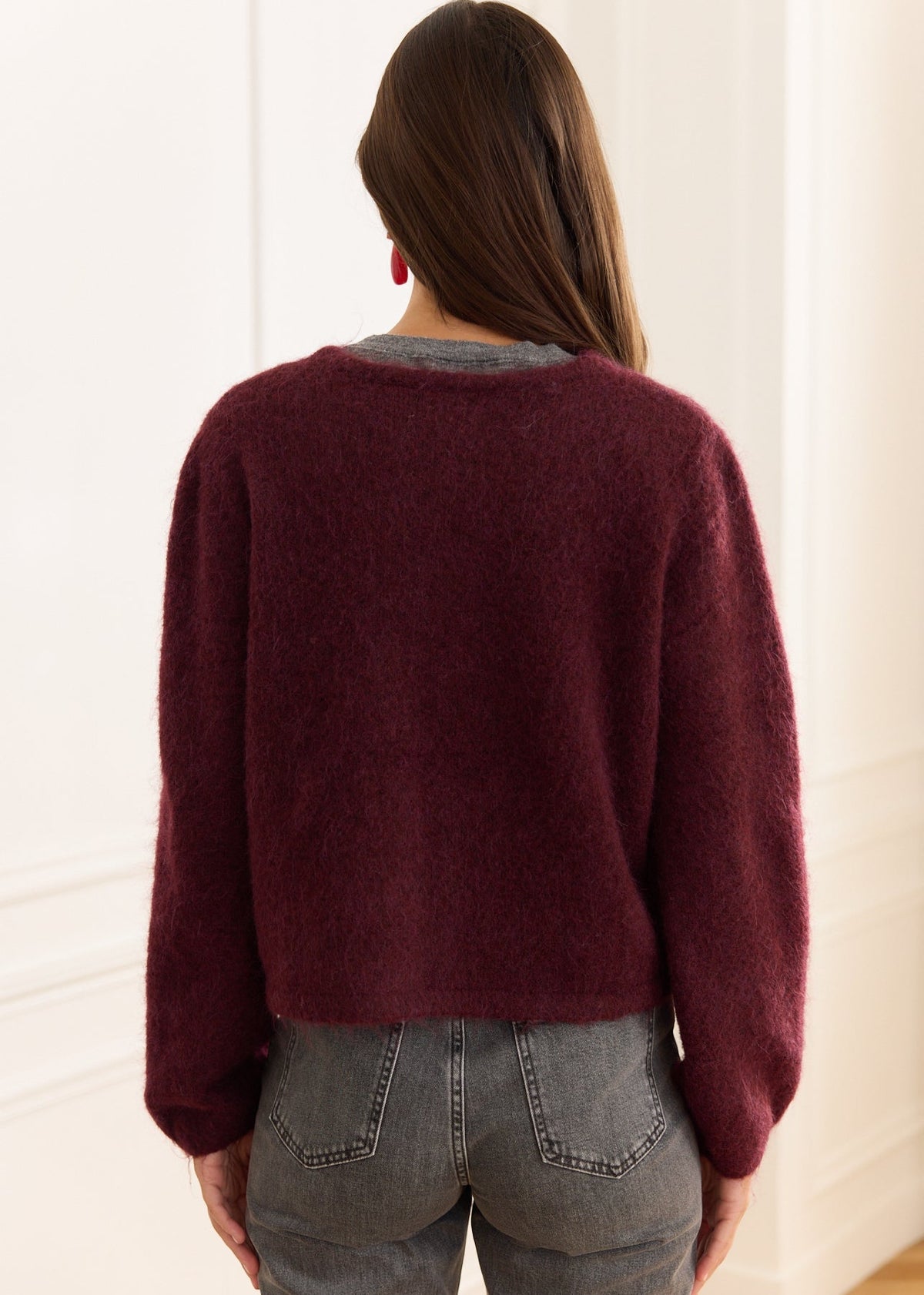 Gilet en maille Esther à nœuds