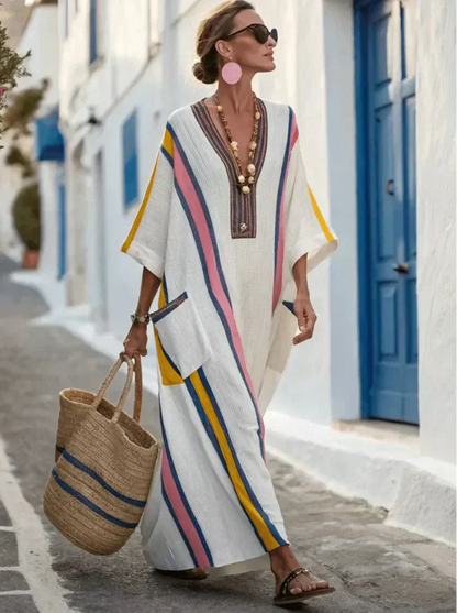 Vera™ | Robe Longue Coastal Flow