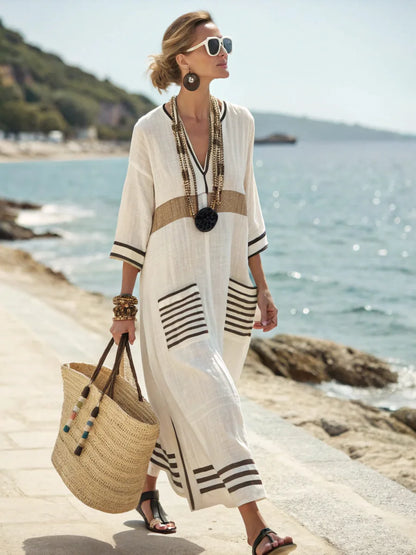 Vera™ | Robe Longue Coastal Flow
