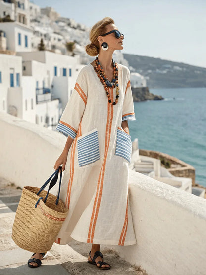 Vera™ | Robe Longue Coastal Flow
