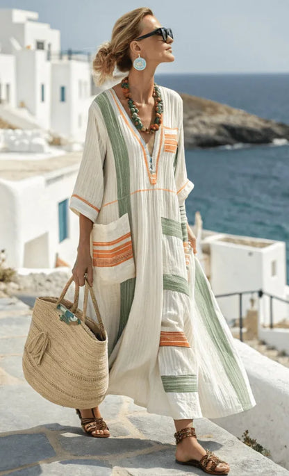Vera™ | Robe Longue Coastal Flow