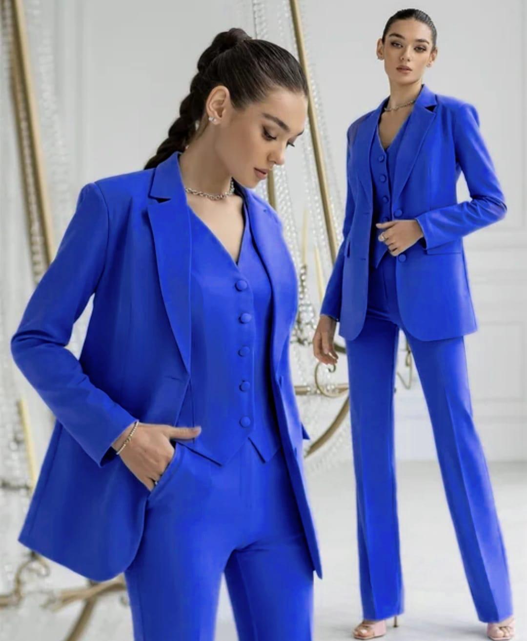 Lia | Tailleur « Safira » (veste, pantalon et gilet)