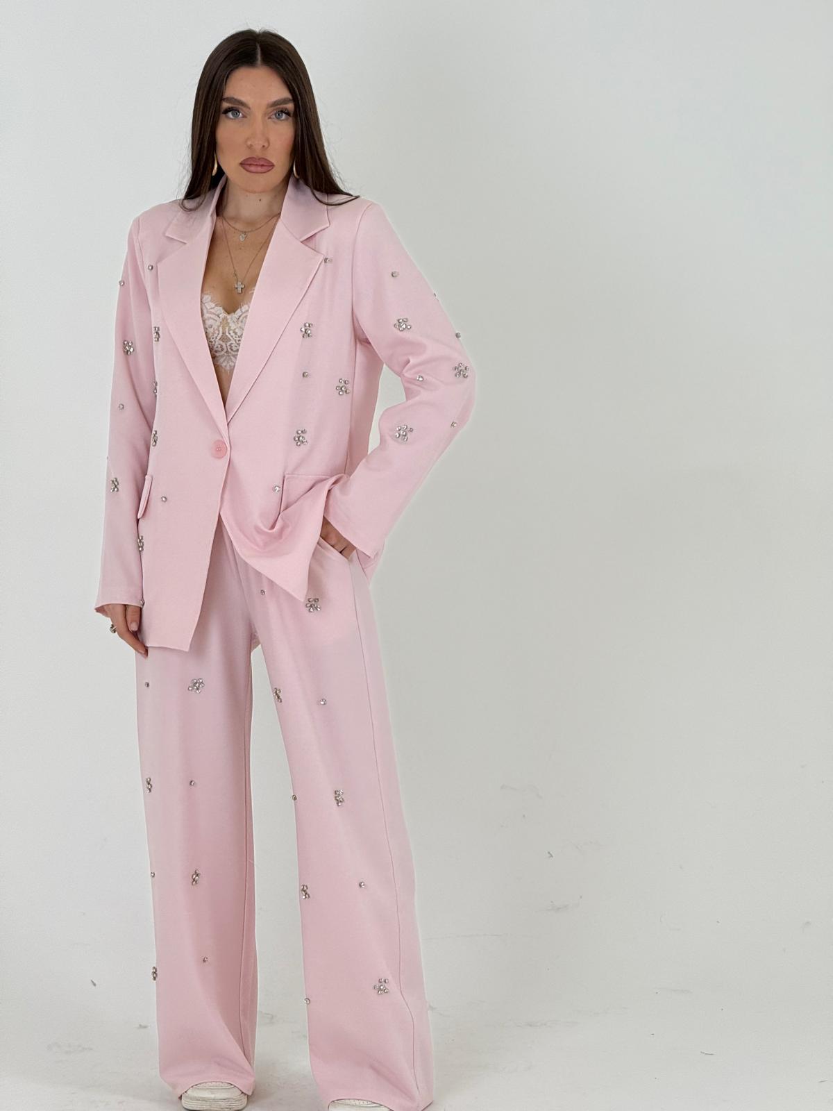 KATIA | Ensemble veste et pantalon à strass