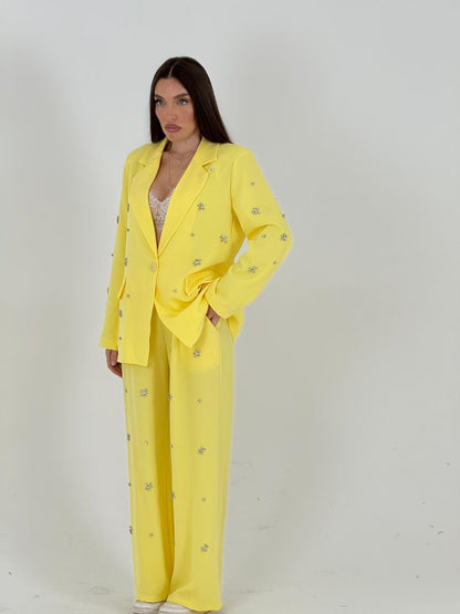 KATIA | Ensemble veste et pantalon à strass