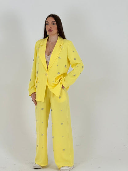 KATIA | Ensemble veste et pantalon à strass