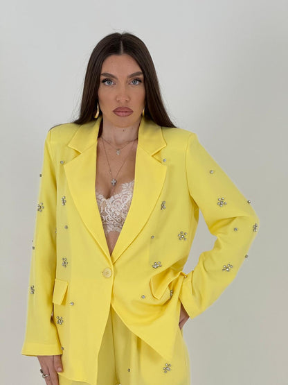 KATIA | Ensemble veste et pantalon à strass