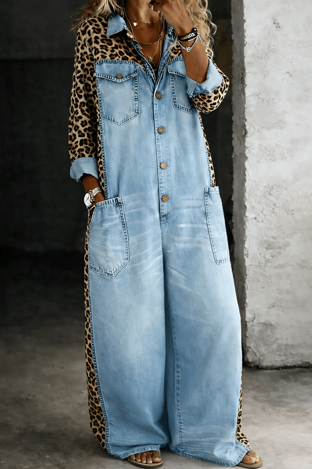 Amanda | Combinaison en jean - Maison Lunelle