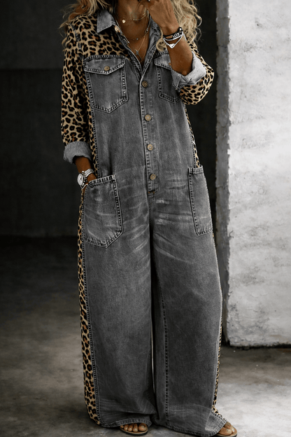 Amanda | Combinaison en jean - Maison Lunelle