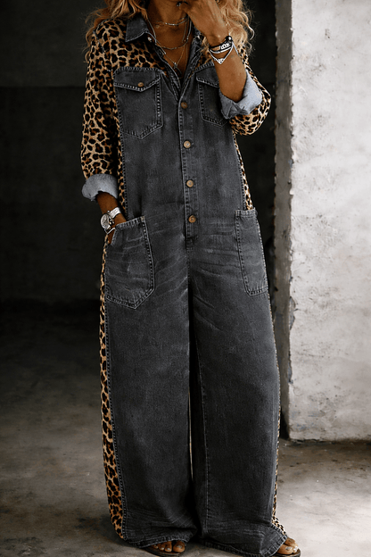 Amanda | Combinaison en jean - Maison Lunelle