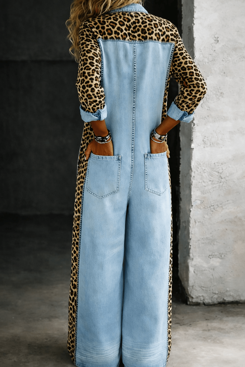 Amanda | Combinaison en jean - Maison Lunelle